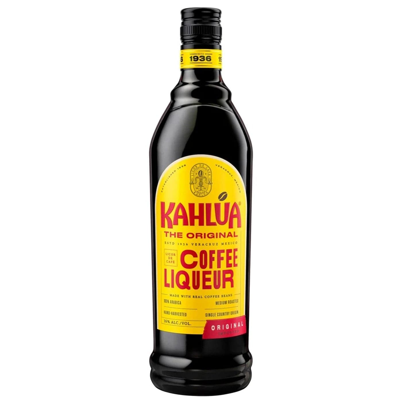 Kahlua 16abv Coffee Liqueur 700ml Coffee Liqueur bottle - kahlua