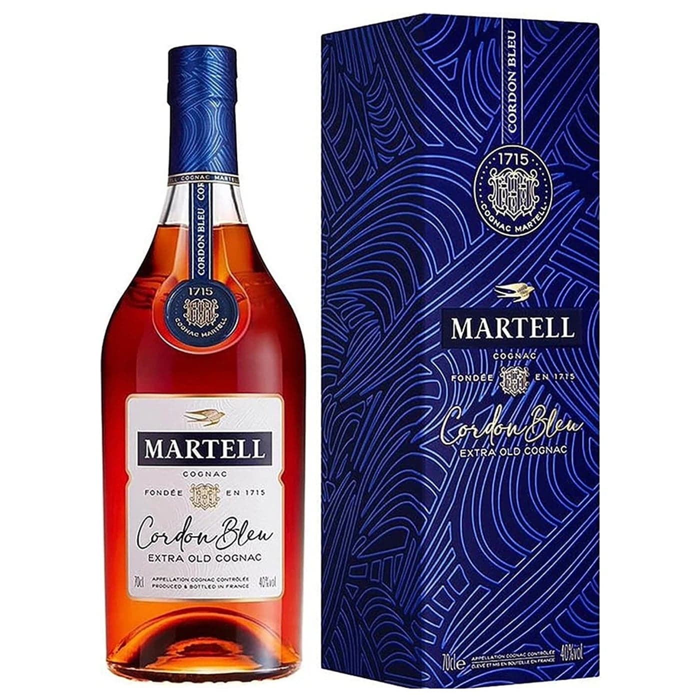 Martell Cordon Bleu Cognac & Brandy 700ml Cognac / Brandy bottle - martell