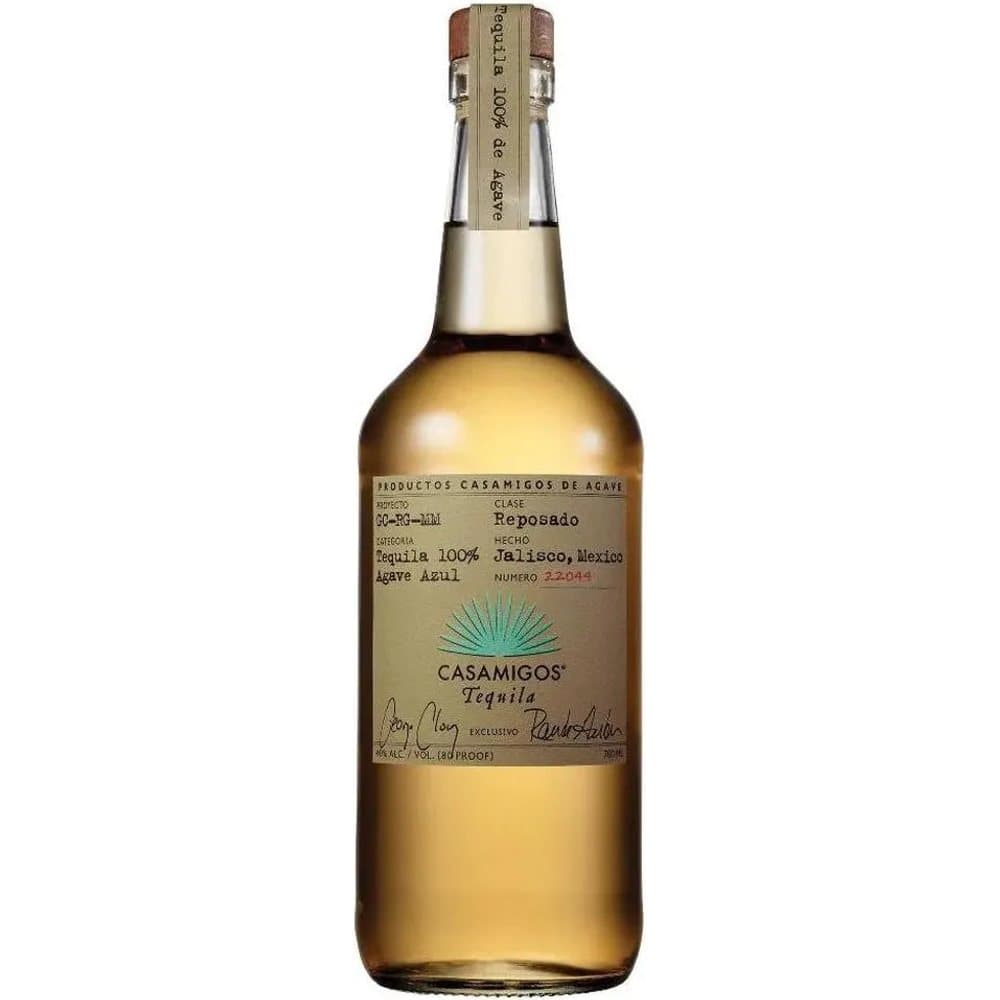 Casamigos Tequila Reposado 700ml Gold Tequila bottle - casamigos tequila