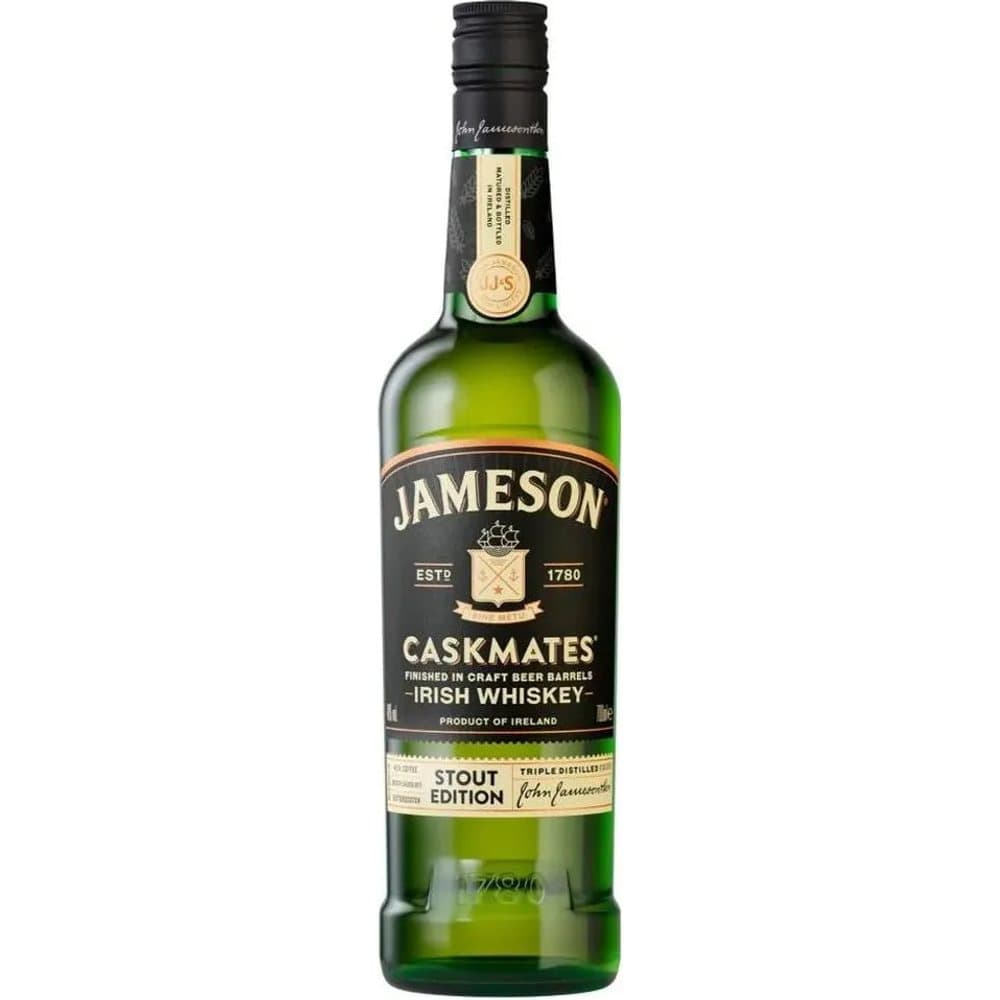Jameson Caskmates Stout Edition 700ml Irish Whiskey bottle - jameson whisky