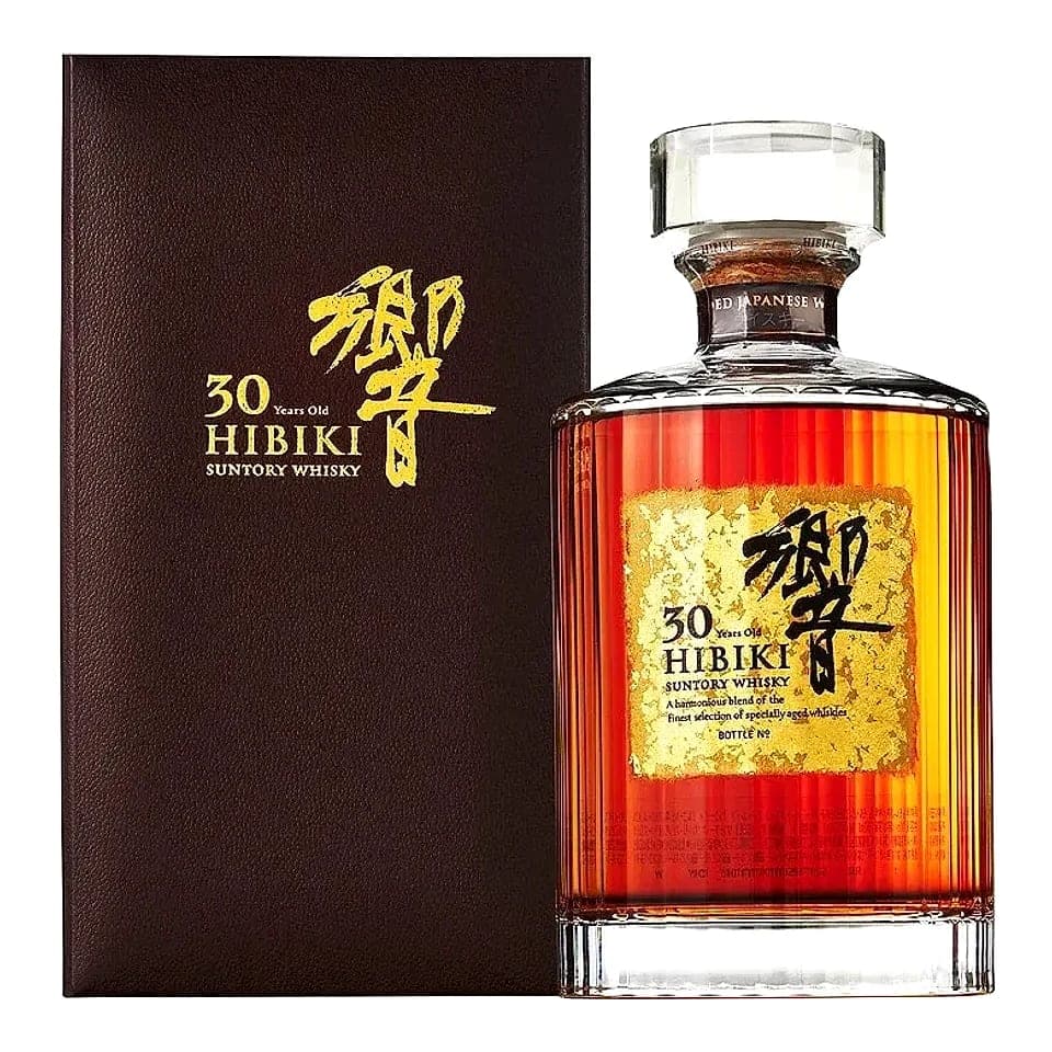 Hibiki 30 Year Old Blended Japanese Suntory Whisky 700ml Japanese Whisky bottle - hibiki whiskey
