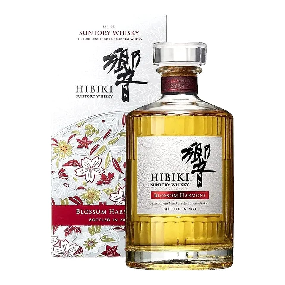 Hibiki Blossom Harmony Limited Edition 2021 Suntory Whisky 700ml Japanese Whisky bottle - hibiki whiskey