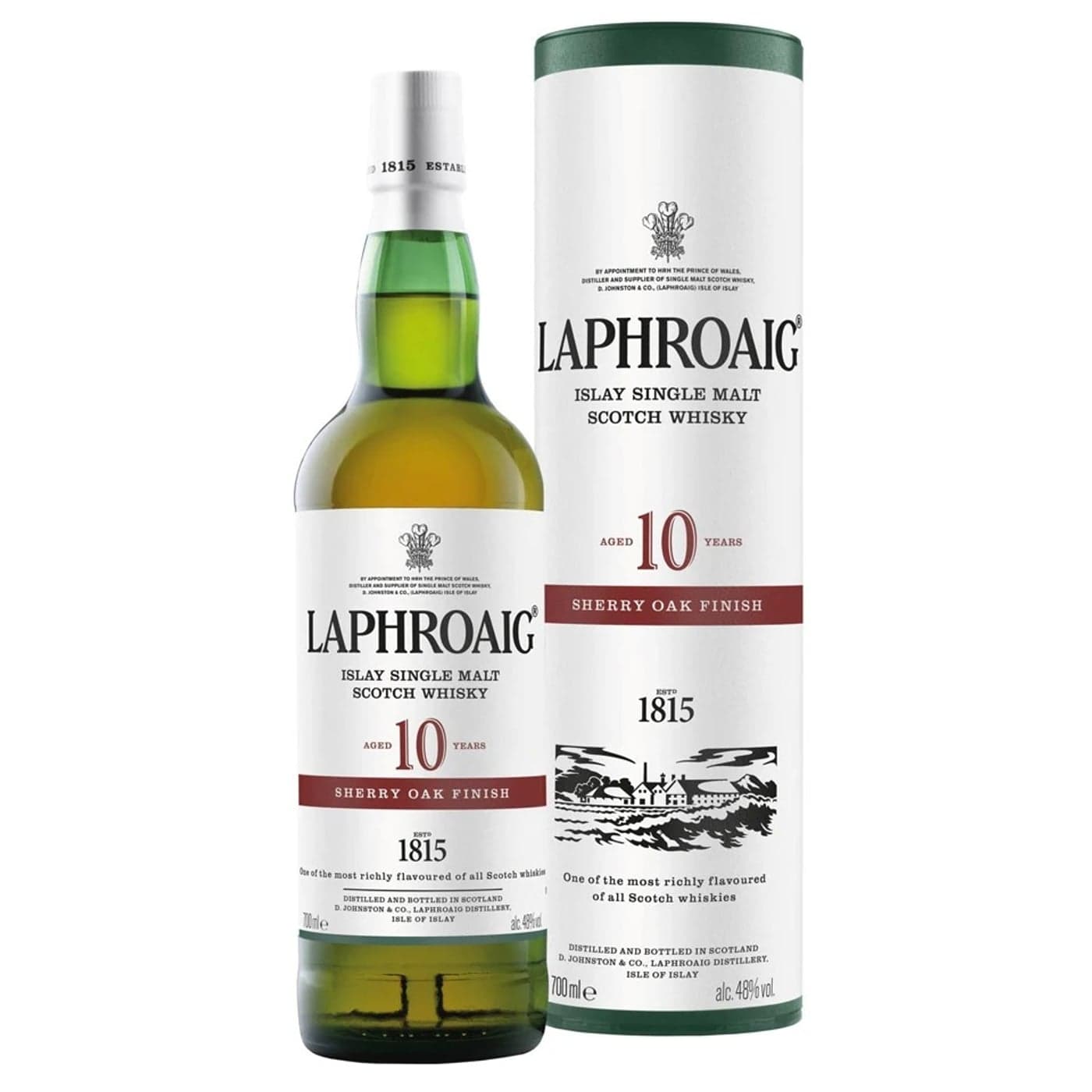 Laphroaig 10 Sherry Oak Scotch Whisky 700ml Single Malt / Blended Scotch bottle - laphroaig