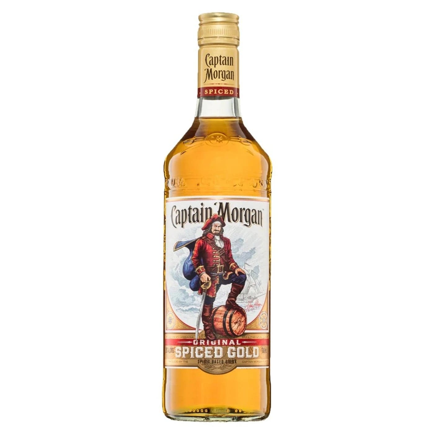 Captain Morgan Spiced Rum 700ml Spiced Rum bottle - captain morgan