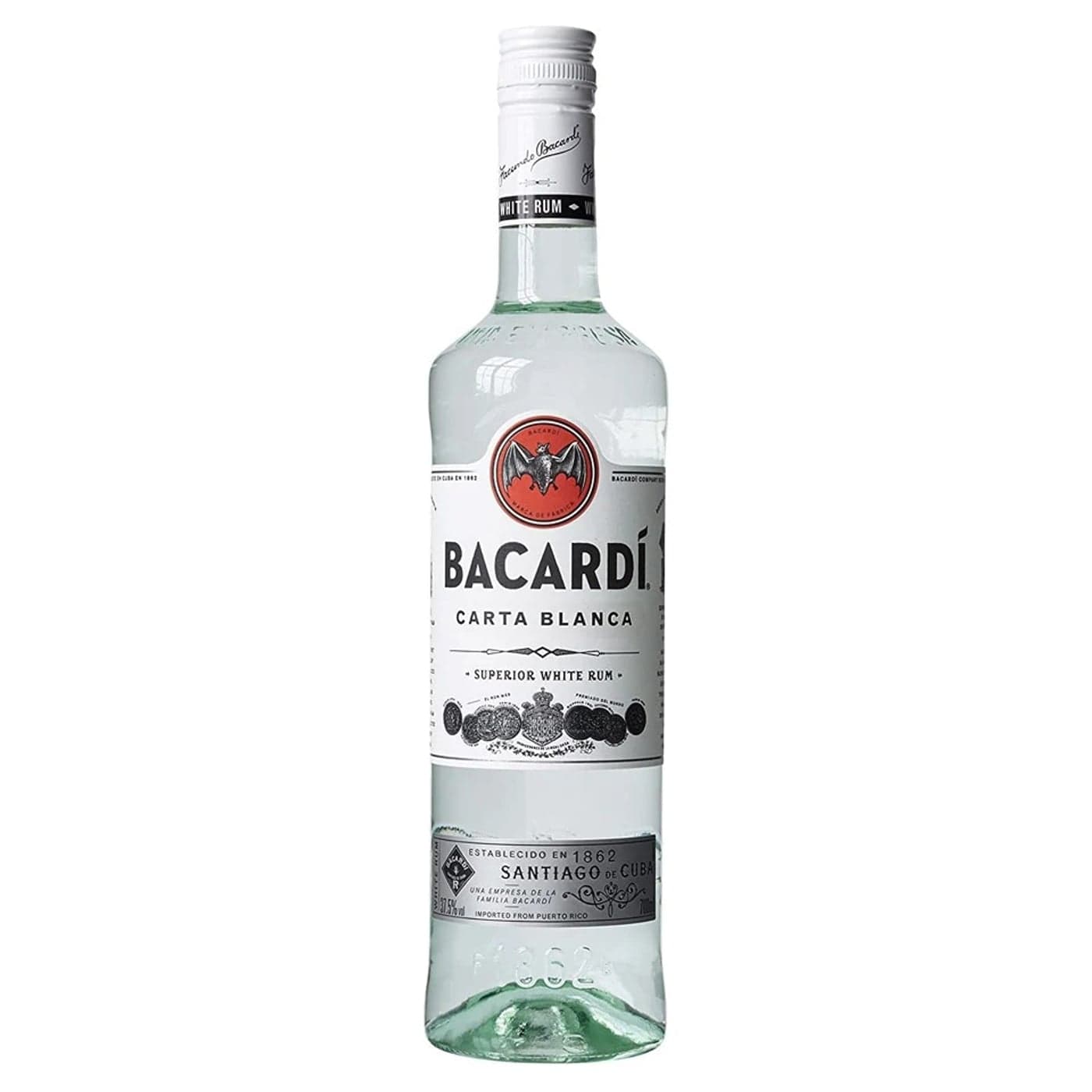Bacardi Carta Blanca White Rum 700ml White Rum bottle - bacardi rum