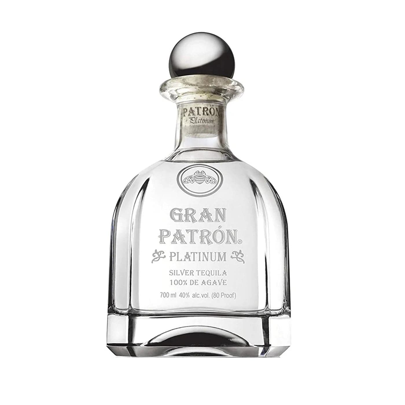 Gran Patron Platinum White Tequila 700ml Blanco bottle - gran patron