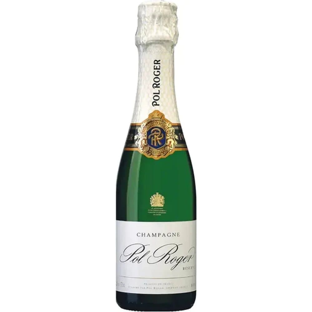 Pol Roger Brut Reserve NV Gift Box 375ml Champagne bottle - pol roger