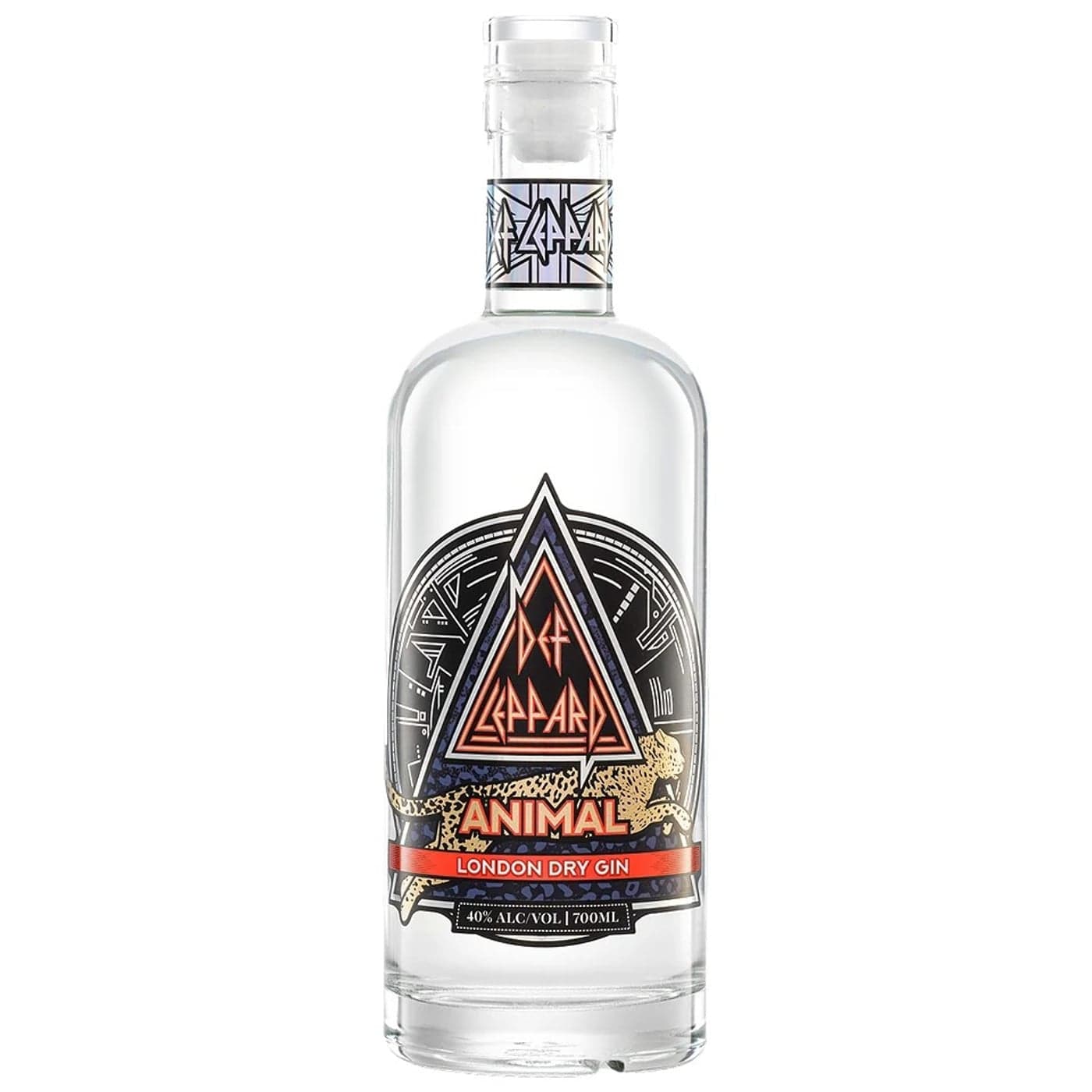 Def Leppard Animal Gin 700ml London Dry / Contemporary bottle - gin gifts australia