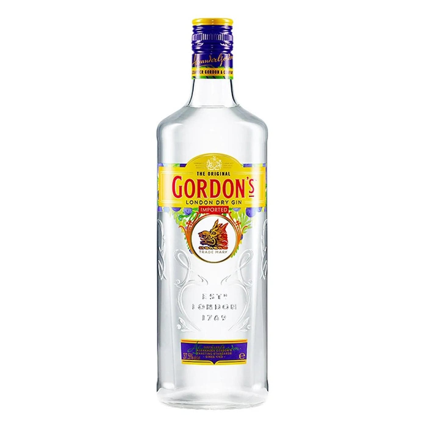 Gordons Gin 700ml London Dry / Contemporary bottle - gin gifts australia