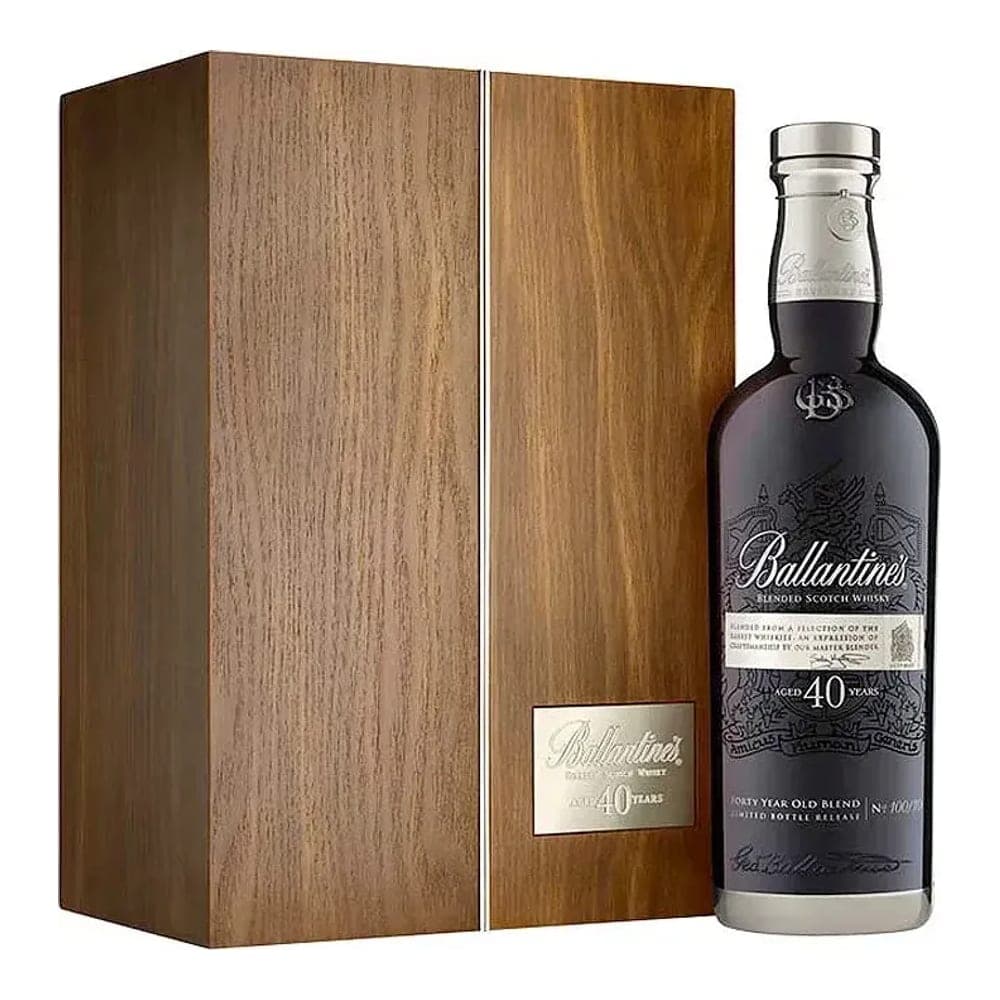 Ballantine's 40 Year Old Rare Limited Release Blended Scotch Whisky 700ml Scotch Whisky bottle - ballantines whisky