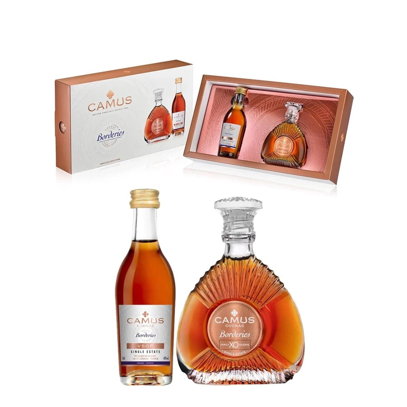 Camus Borderies Mini Collection Cognac & Brandy - Camus fine spirit