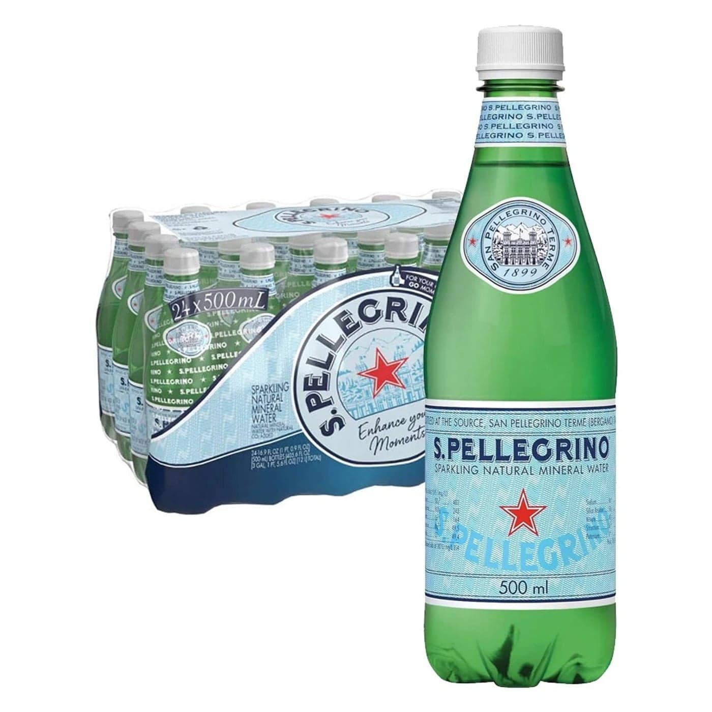San Pellegrino 500ml Plastic Mixers, Water & Condiments - San fine spirit