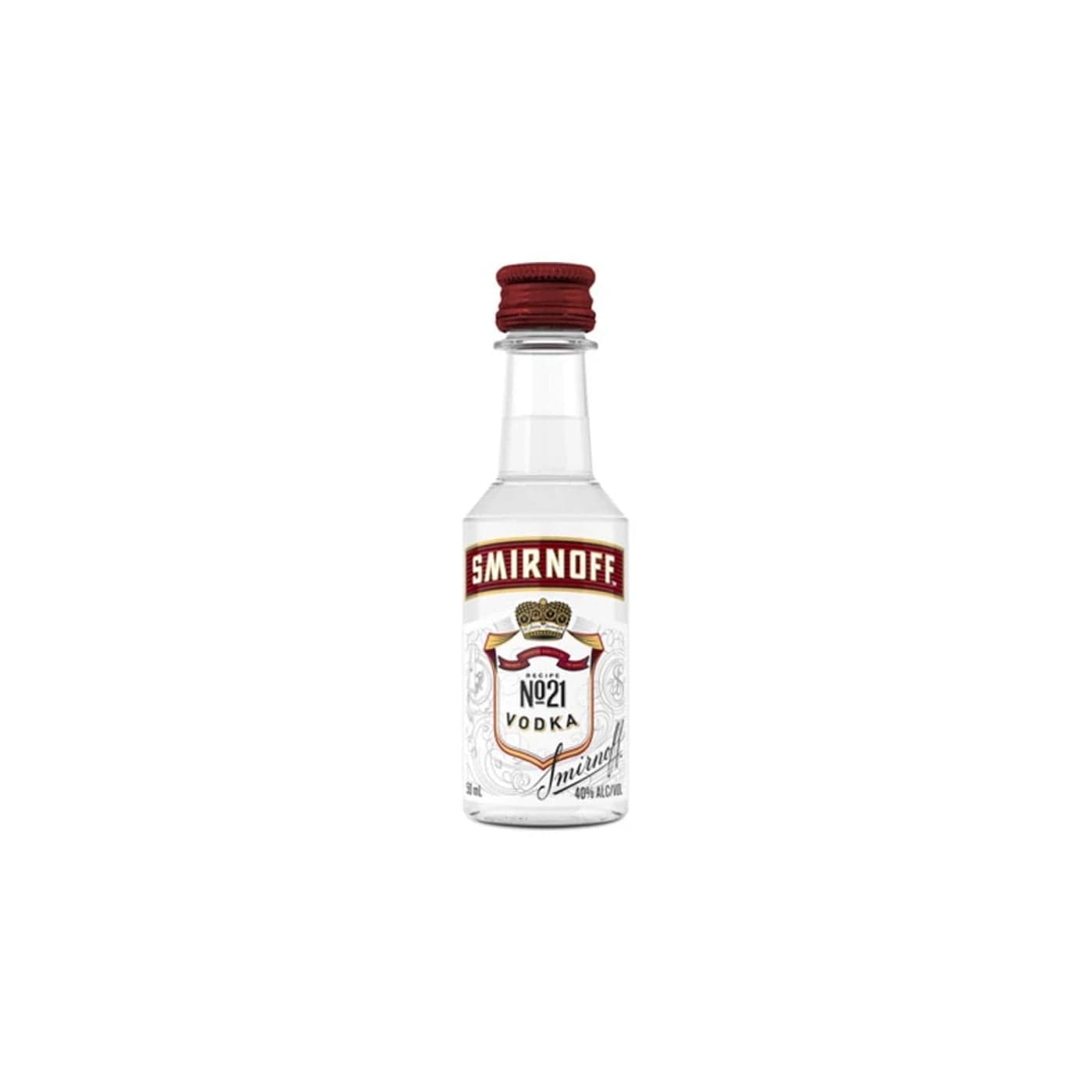 Smirnoff 50ml Russian Vodka - Smirnoff fine spirit