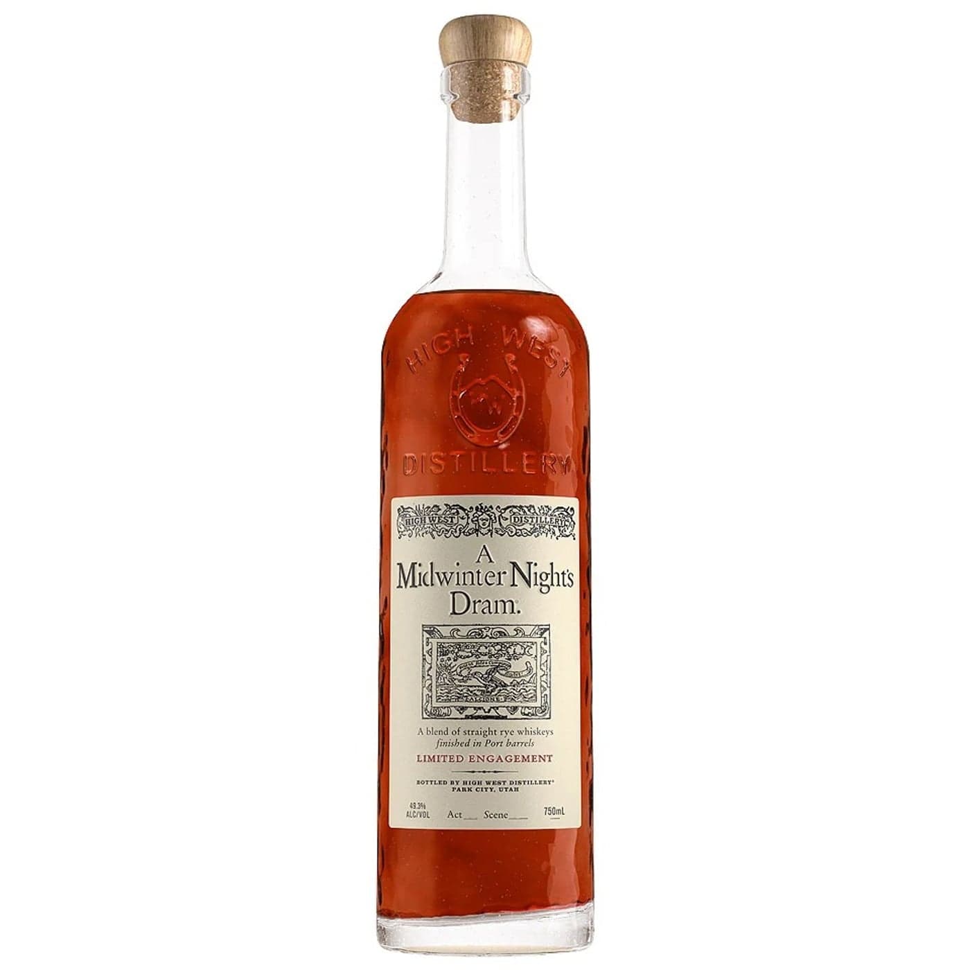 High West Midwinter Nights Dram Rye Whiskey - High fine spirit