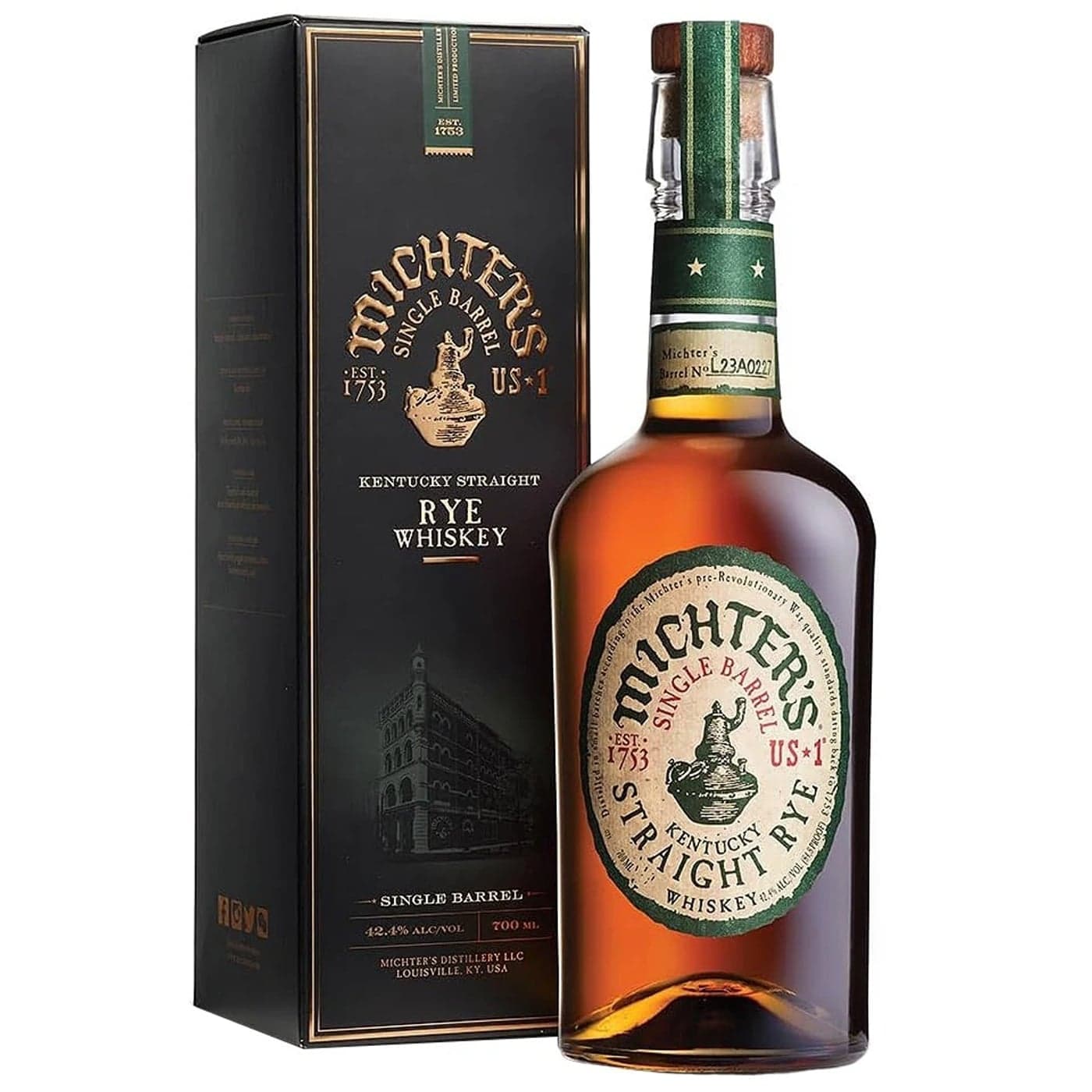 Michters Rye Gb Rye Whiskey - Michters fine spirit