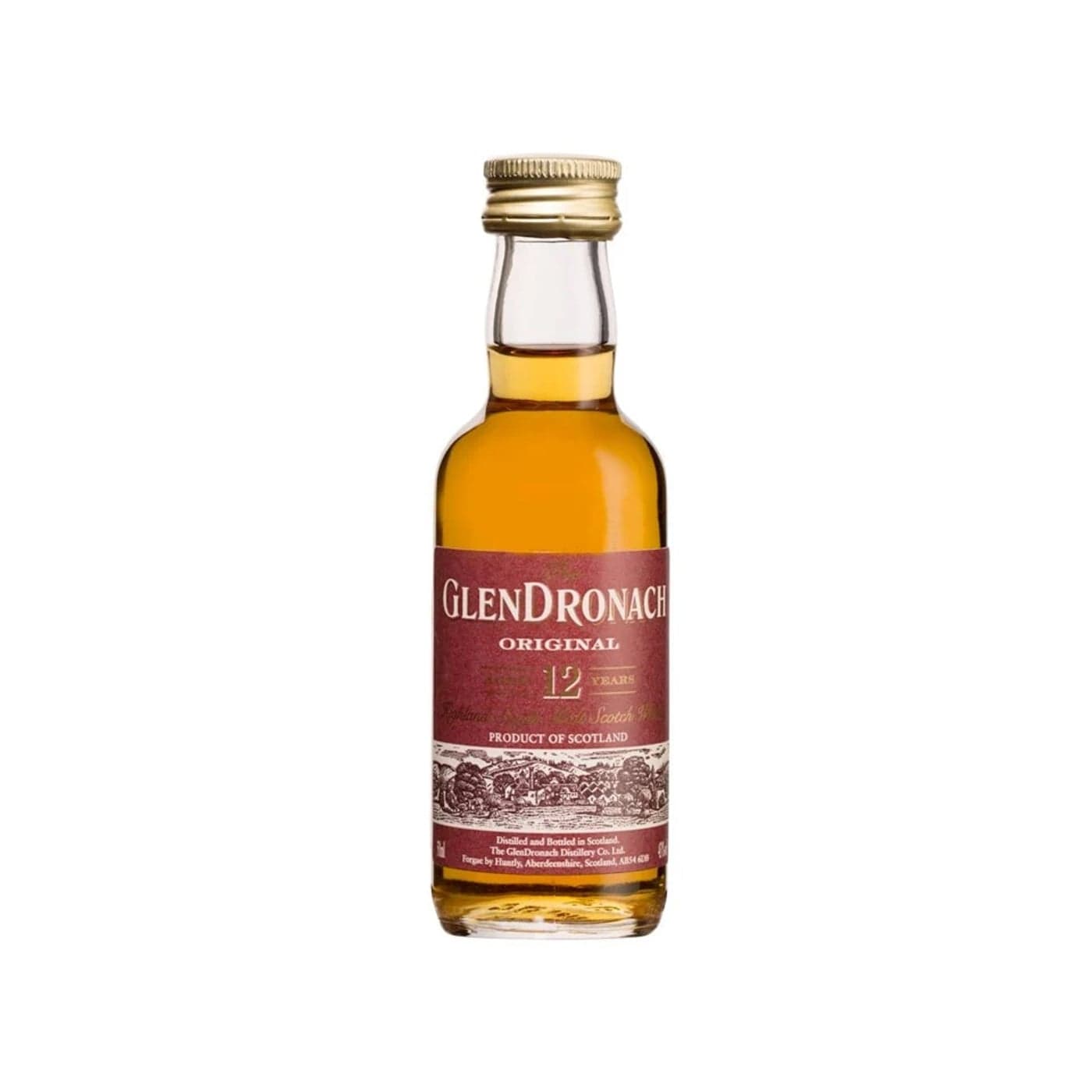 Glendronach 12yo 50ml Scotch Whisky - Glendronach fine spirit
