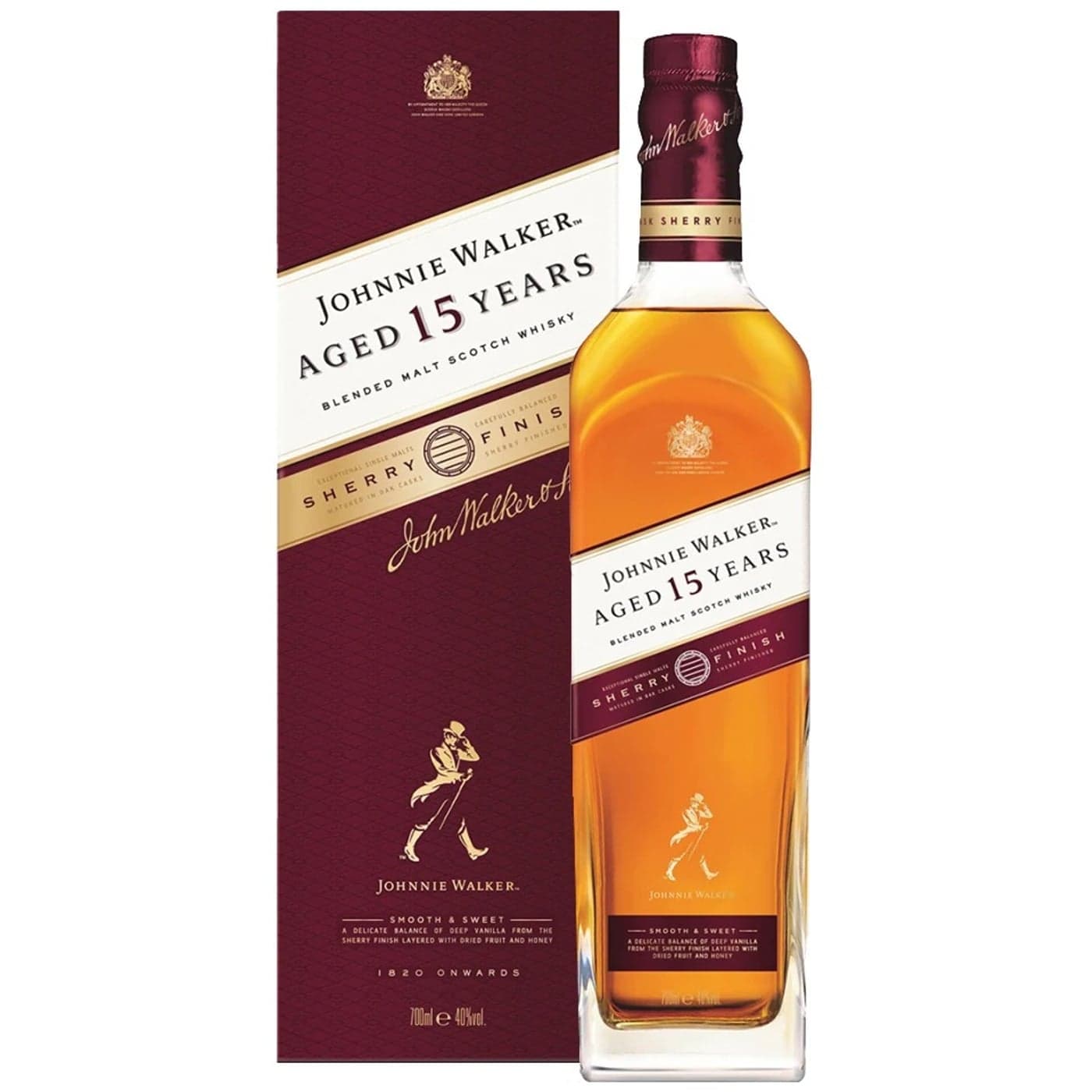 Johnnie Walker 15yo Sherry Scotch Whisky - Johnnie Walker fine spirit