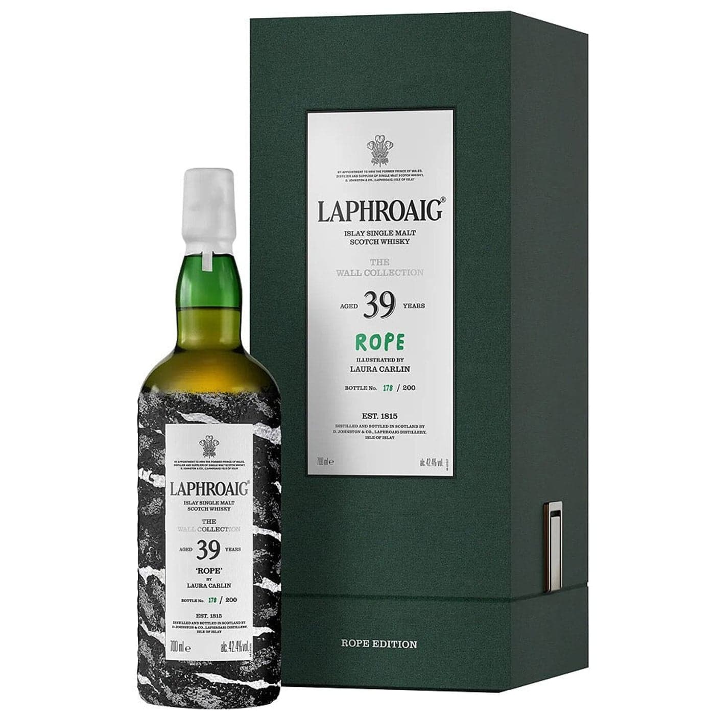Laphroaig 39yo Rope Wall Scotch Whisky - Laphroaig fine spirit