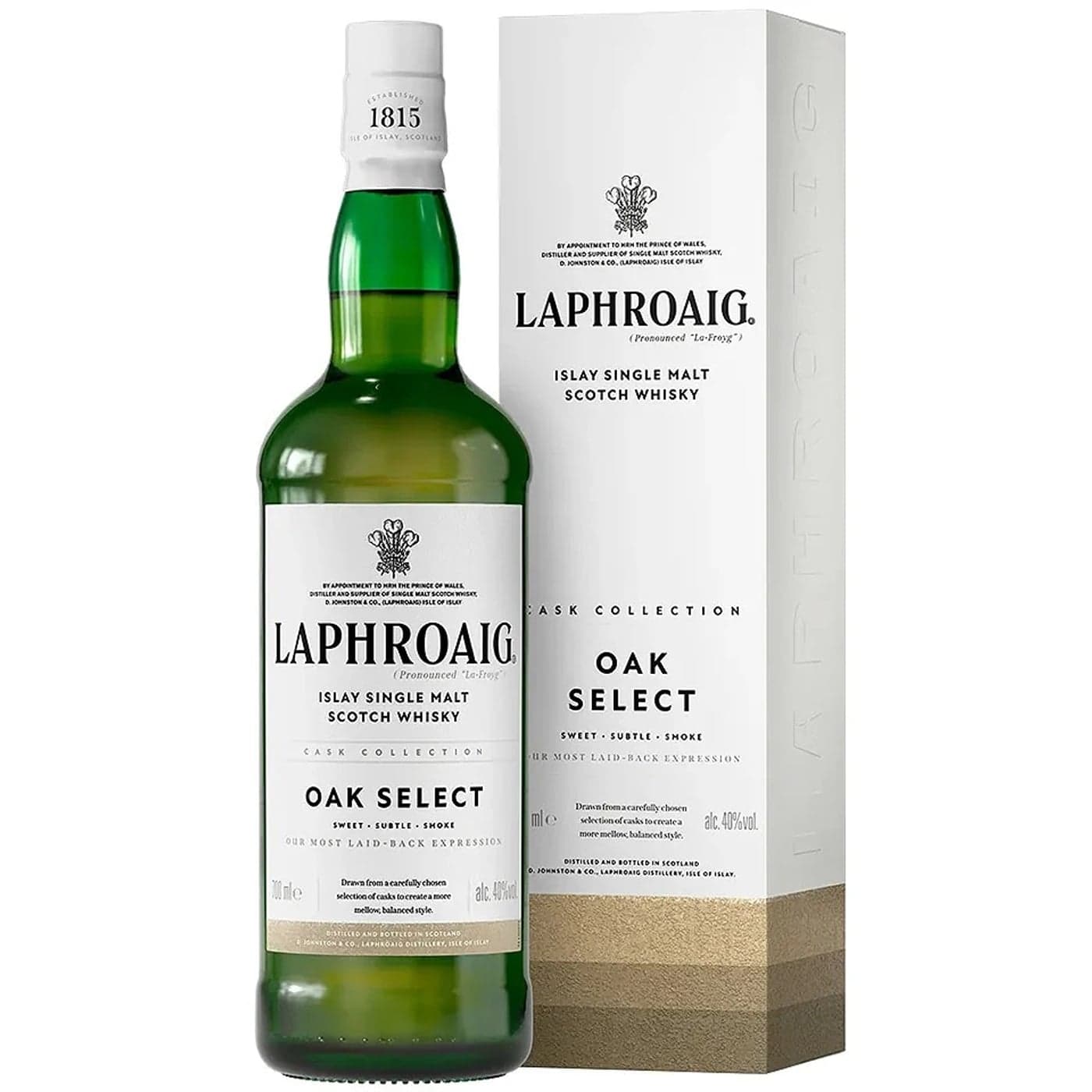 Laphroaig Oak Select Scotch Whisky - Laphroaig fine spirit