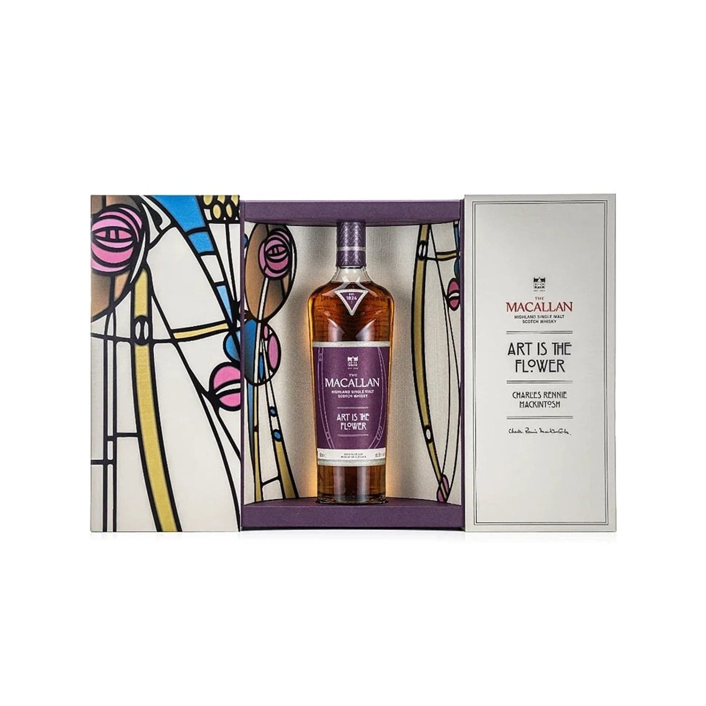 Macallan Art Flower Scotch Whisky - Macallan fine spirit
