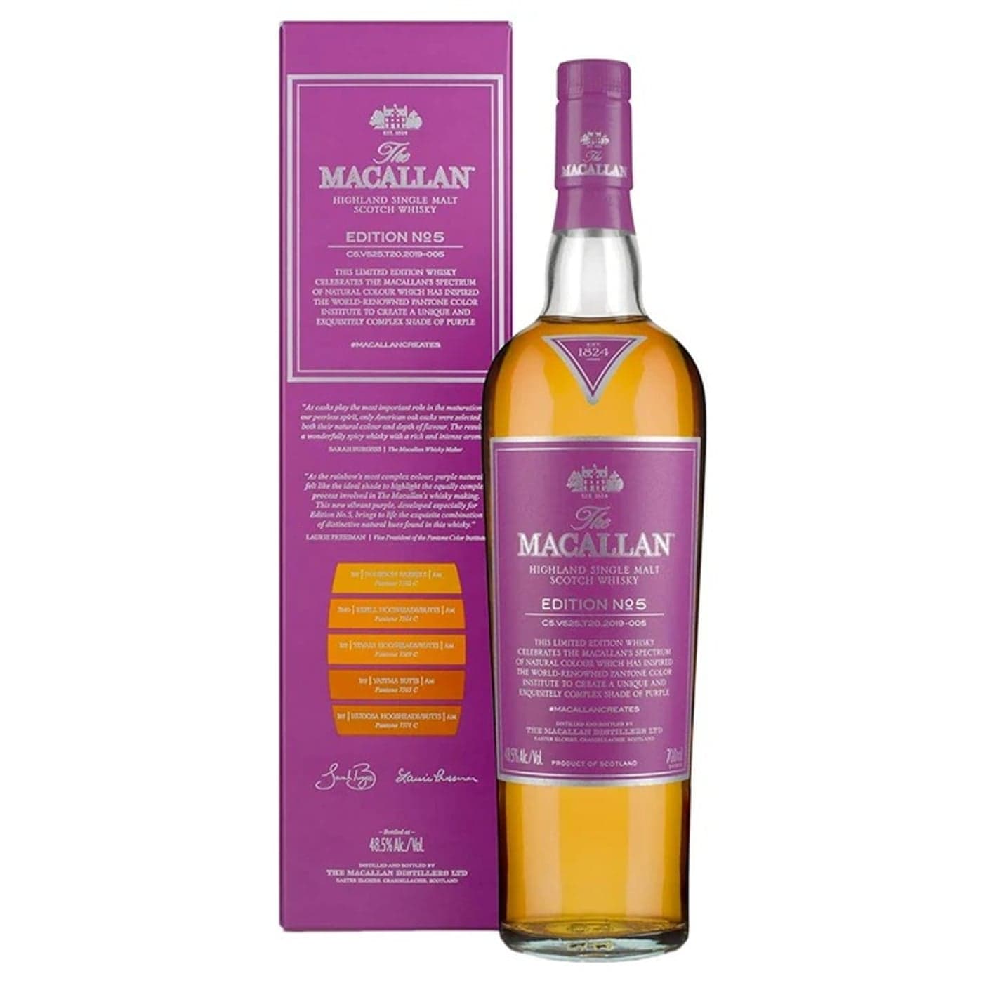 Macallan Edition No5 Scotch Whisky - Macallan fine spirit