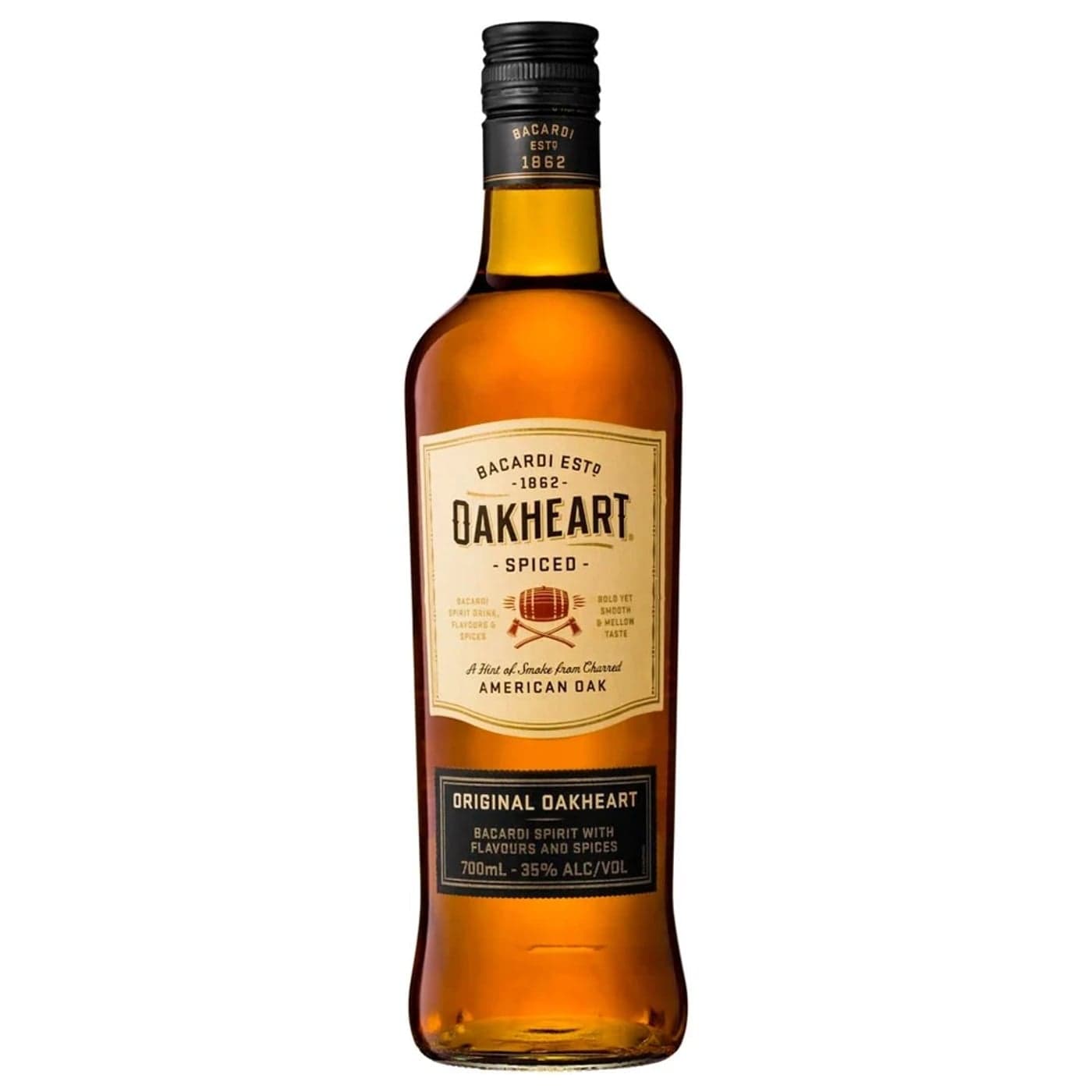Bacardi Oakheart Spiced Rum - Bacardi fine spirit
