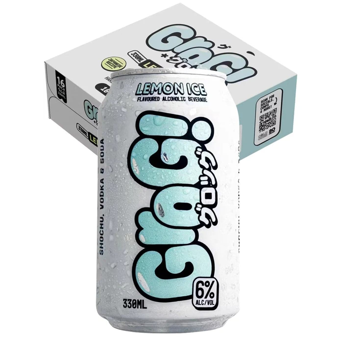 Grog Lemon Ice Vodka Premix - Grog fine spirit