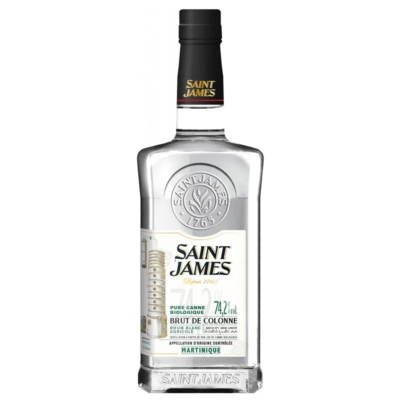 Saint James Brut De Colonne White Rum - Saint fine spirit