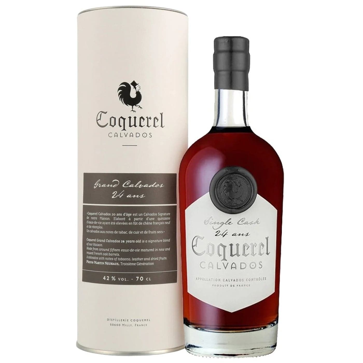 Coquerel Calvados 24yo Single Cask Cognac & Brandy - Coquerel fine spirit